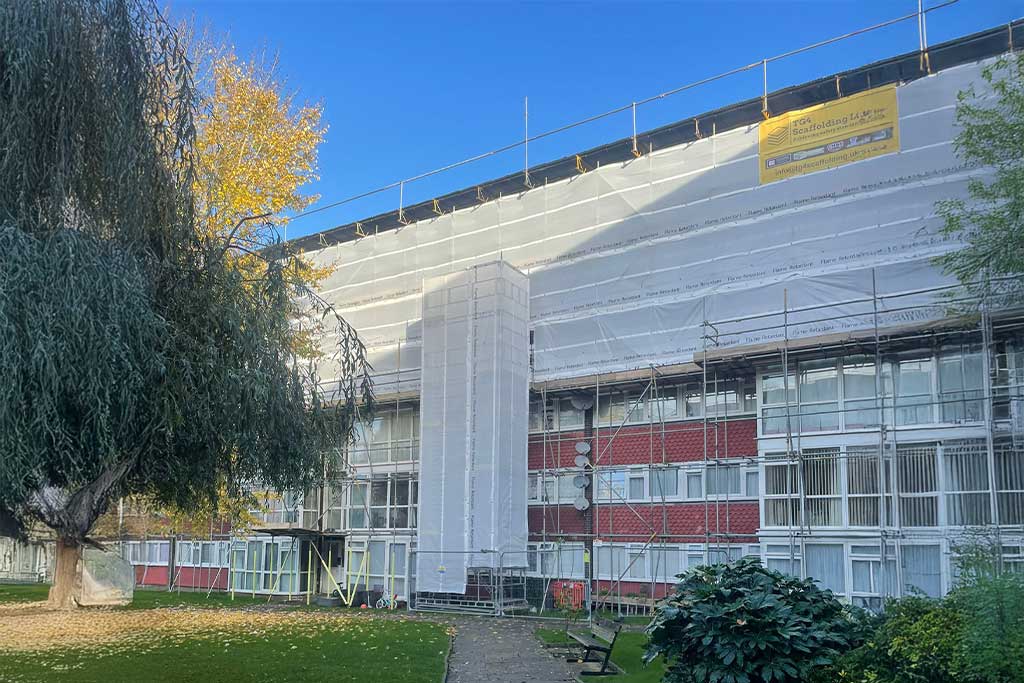 Temporary Roof Scaffolding